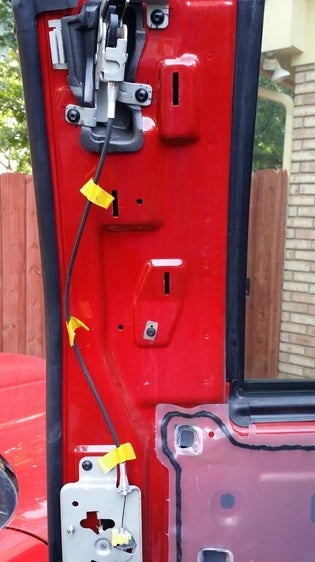 How To Repair Broken Ford Door Latch And Cables On Ford F Series Truck E Series Van Ranger Excursion Expedition And Navigator 3 Steps Instructables