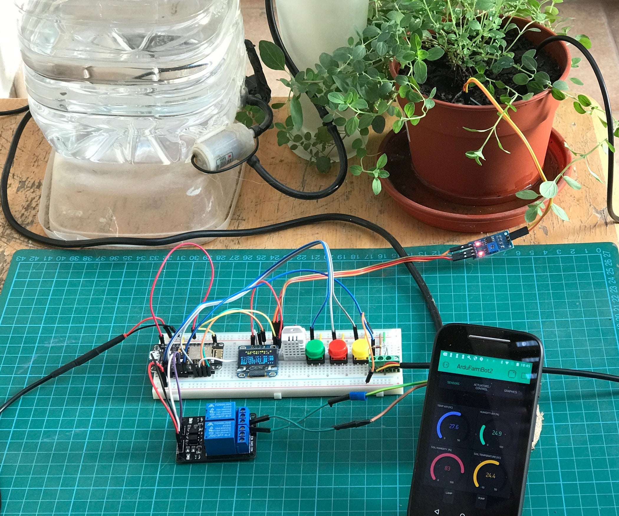 Automatic Gardening System With NodeMCU and Blynk, the "ArduFarmBot 2" 16 Steps (with Pictures)