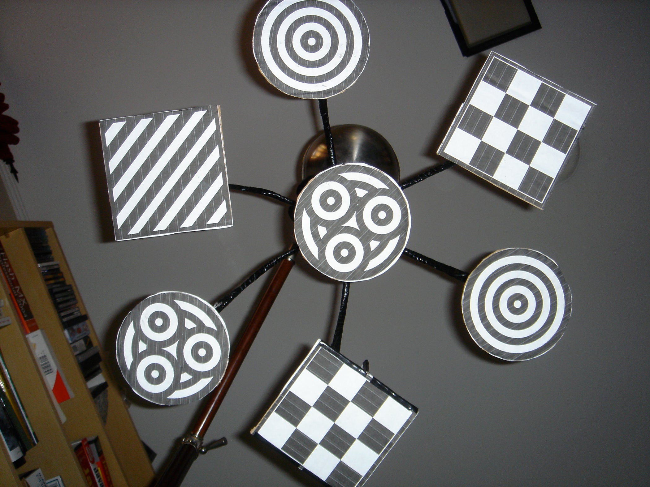 DIY HighContrast Baby Mobile 7 Steps (with Pictures) Instructables