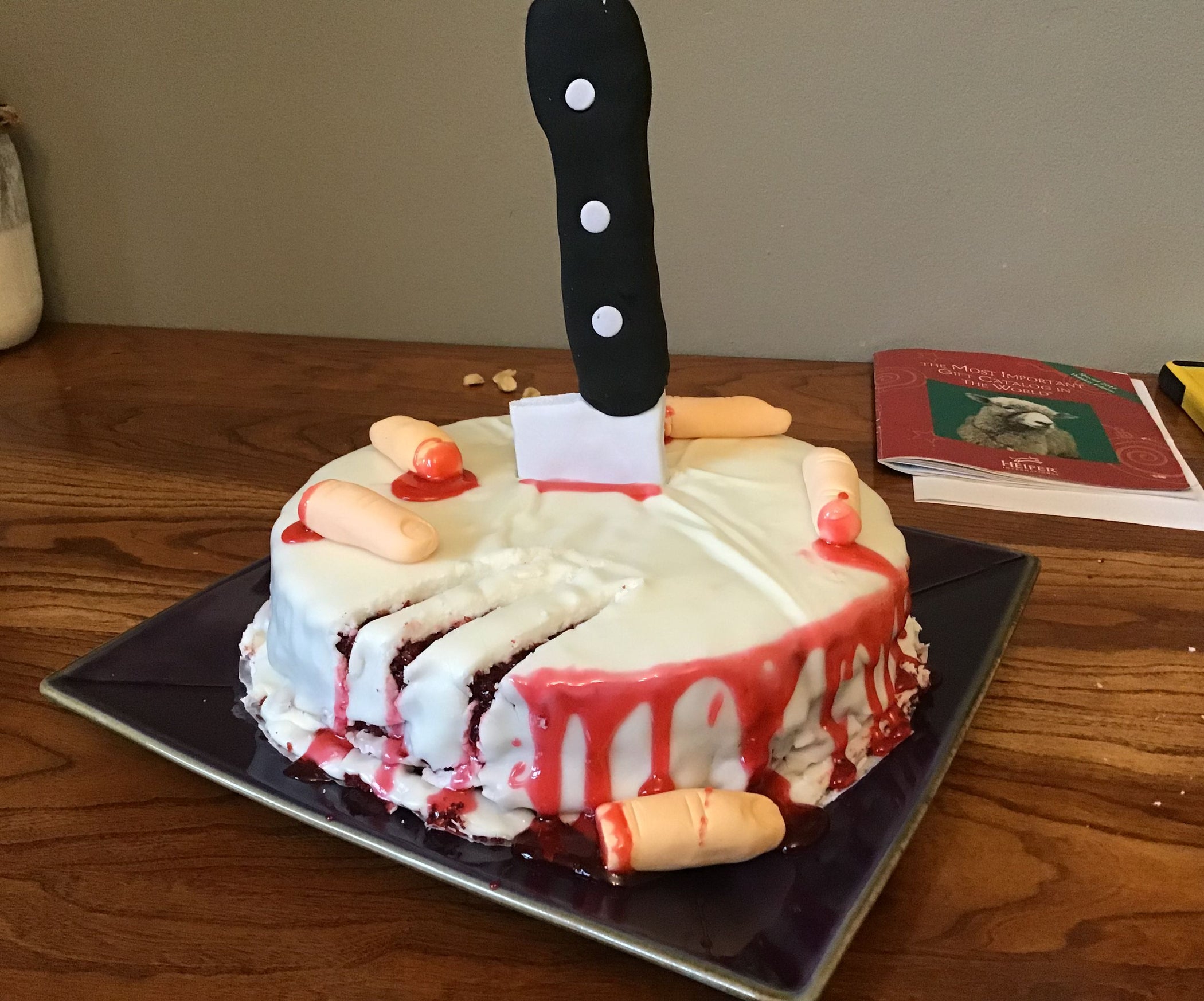 Easy Bloody Knife Cake 7 Steps (with Pictures Easy Bloody Knife Cake 7 Steps (with Pictures