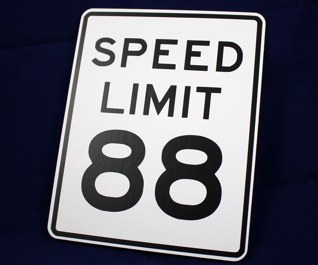 88 MPH Back to the Future Speed Signs 4 Steps (with Pictures) Instructables