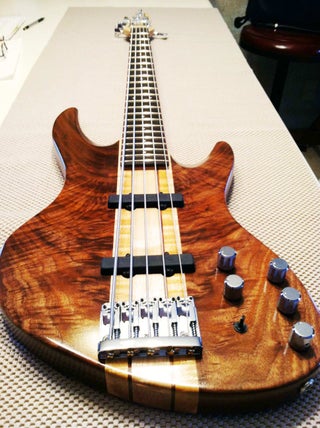Building My First Bass Guitar 22 Steps With Pictures