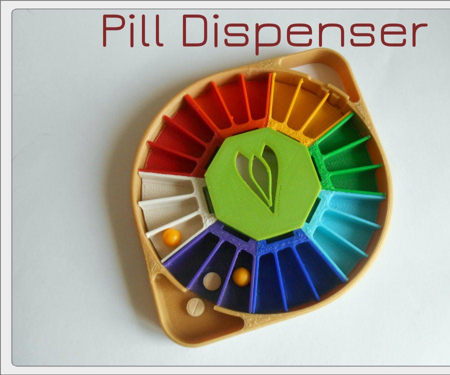 3d Printed Pill Dispenser 5 Steps (with Pictures) Instructables