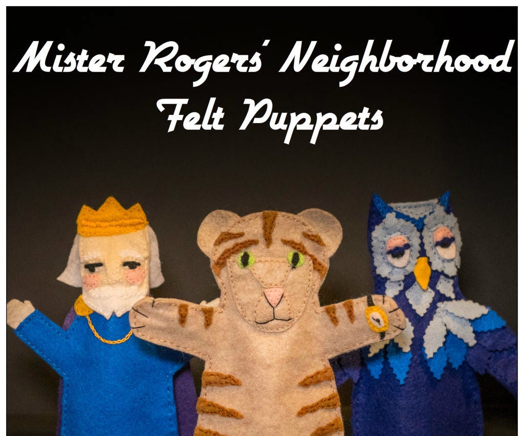 Mister Rogers' Neighborhood Felt Puppets 6 Steps (with Pictures)