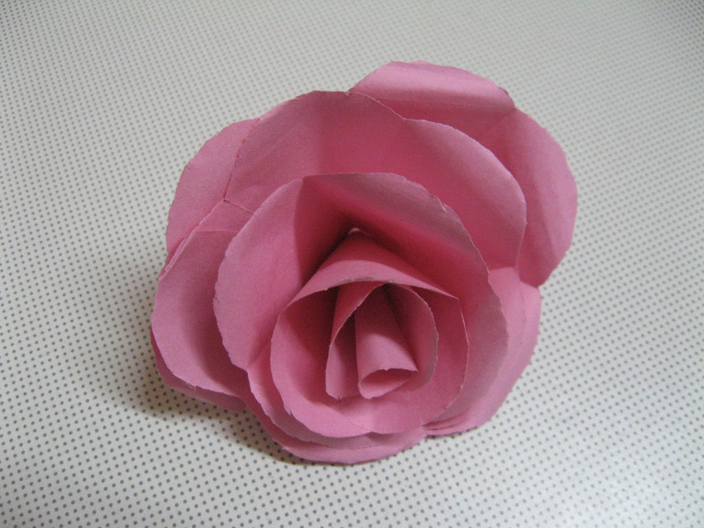 How To Make Real Looking Paper Roses 7 Steps With Pictures Instructables
