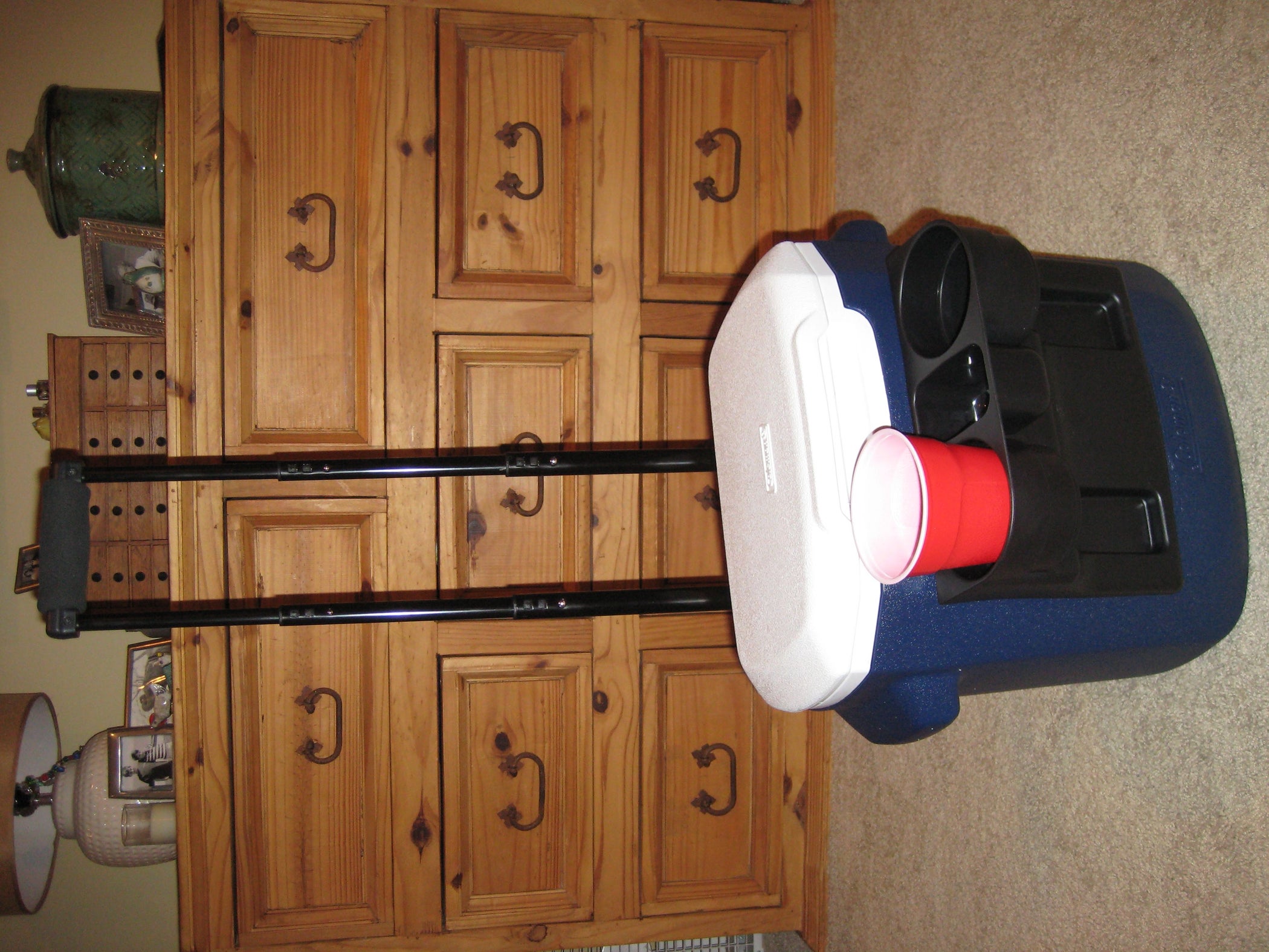 Mounting Cup Holders to a Mini Cooler 6 Steps