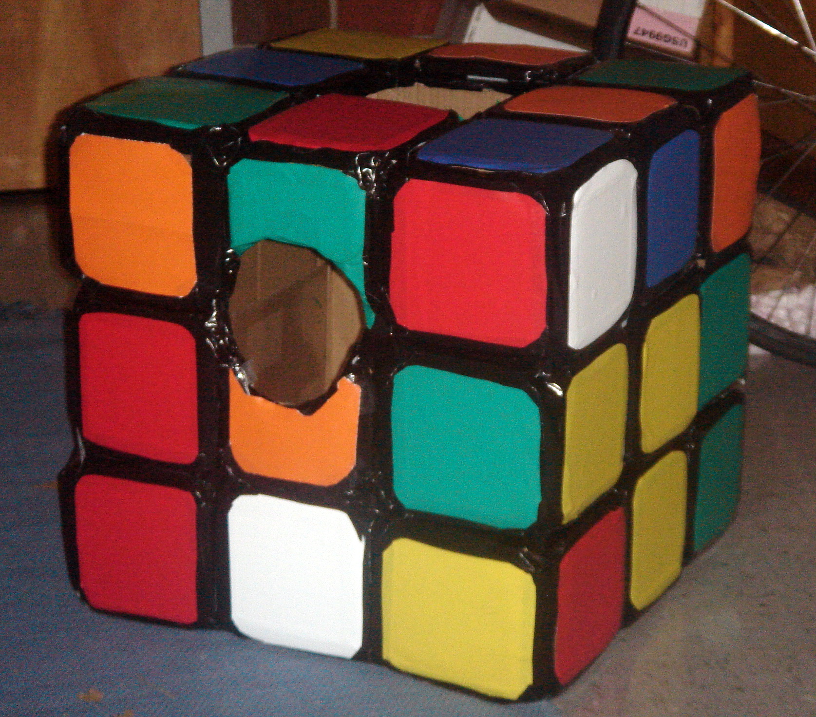 Realistic Rubik's Cube Costume 6 Steps (with Pictures) Instructables