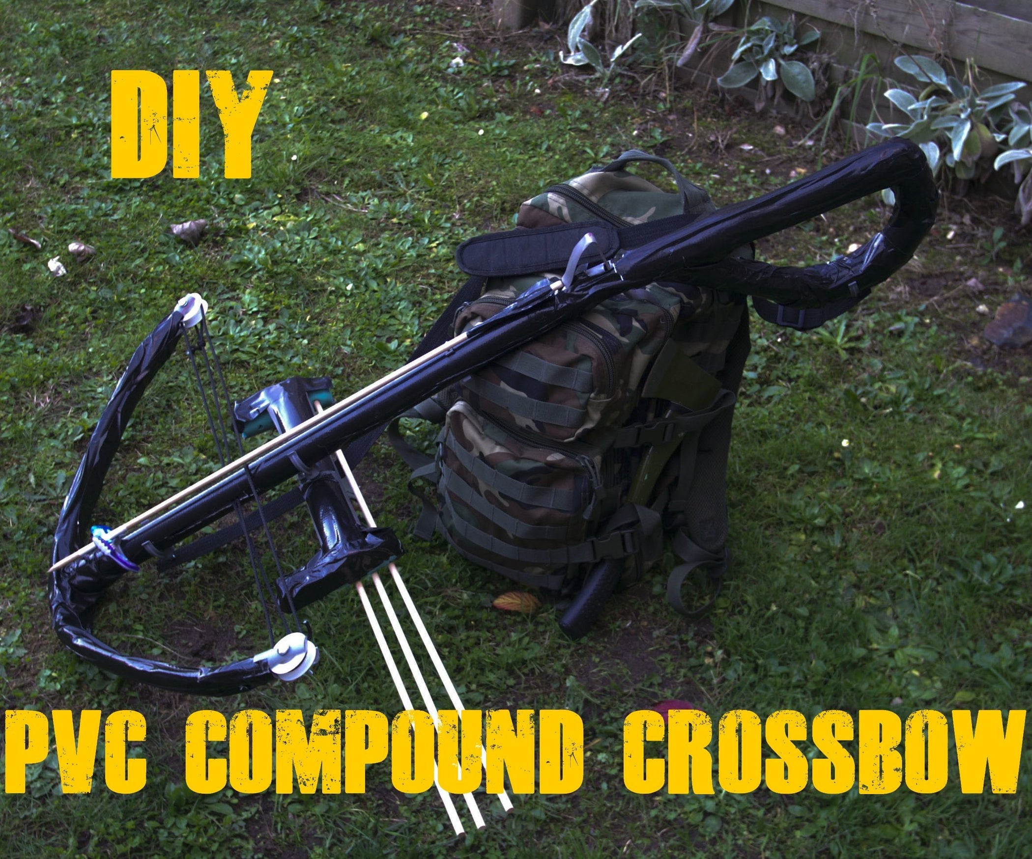 DIY PVC Survival Compound Crossbow 14 Steps (with Pictures