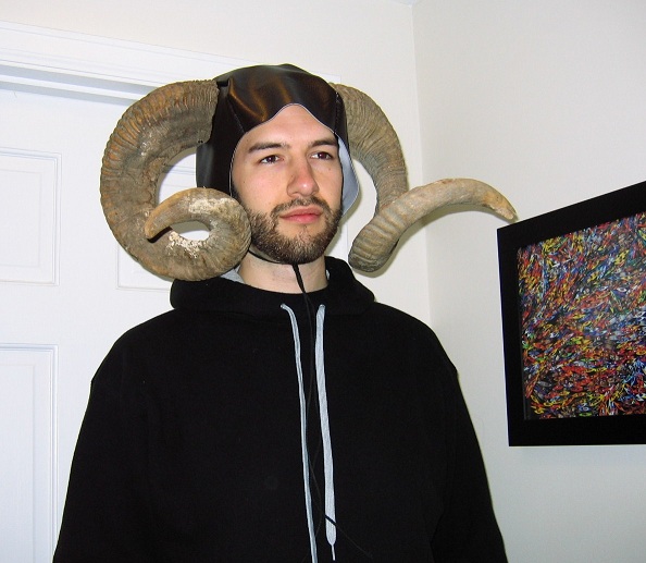 rams hat with horns