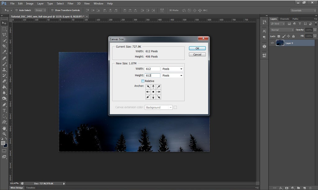 How To Resize A Photo For Instagram Using Adobe Photoshop Cs 15 Steps Instructables