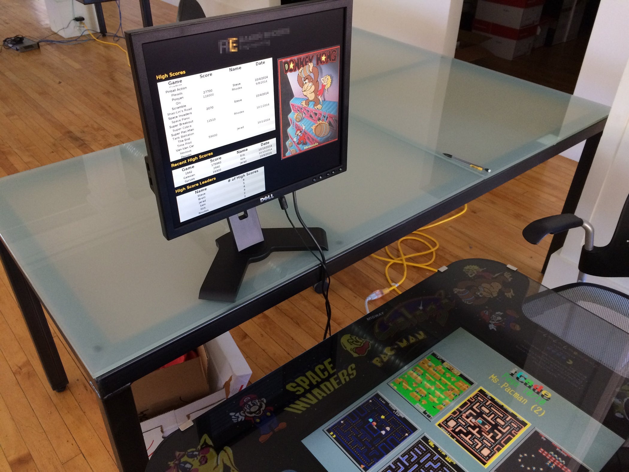 Raspberry Pi Arcade Game High Score DIsplay for Multiple Locations 12