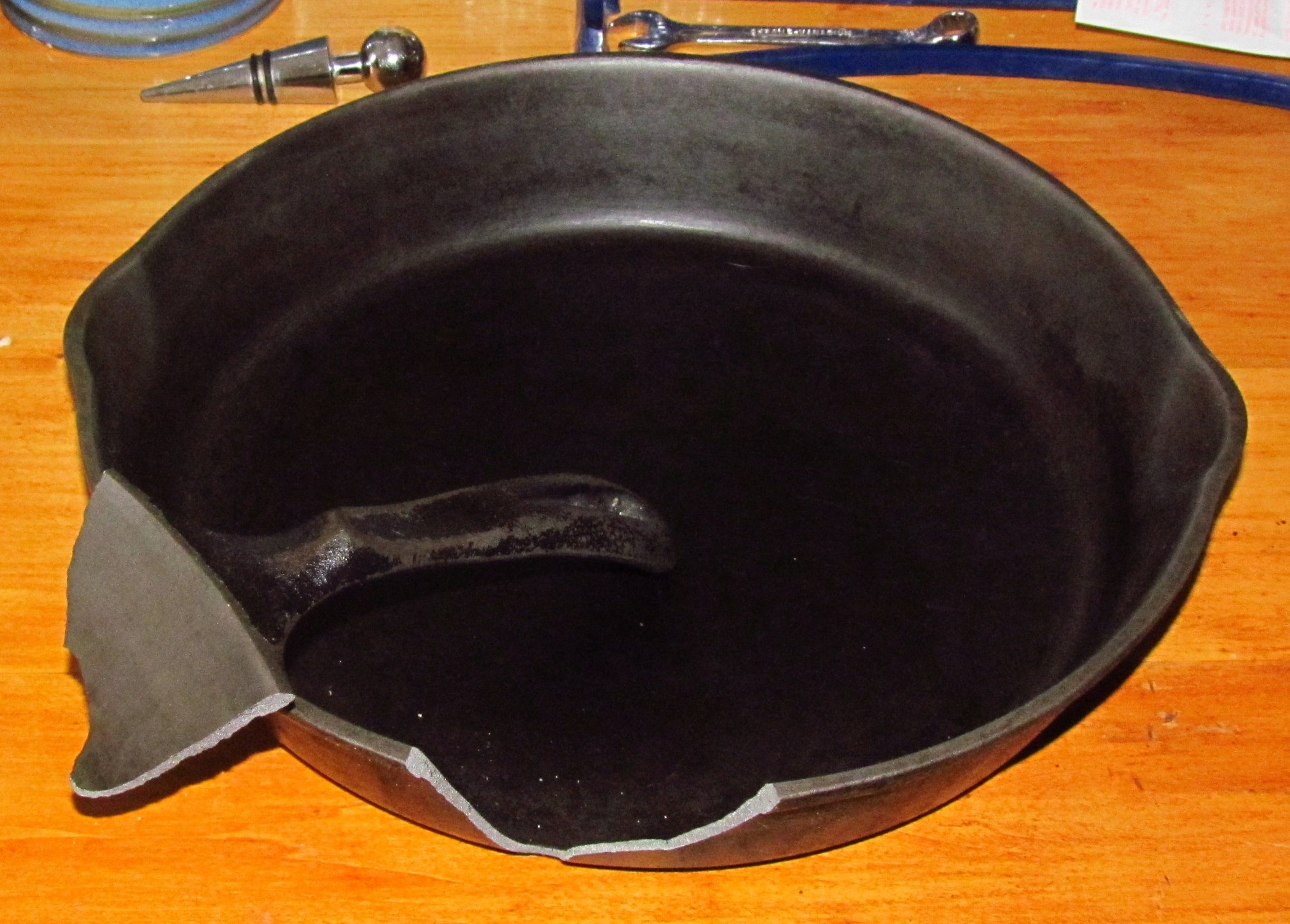 How to Break a CastIron Frying Pan 3 Steps Instructables