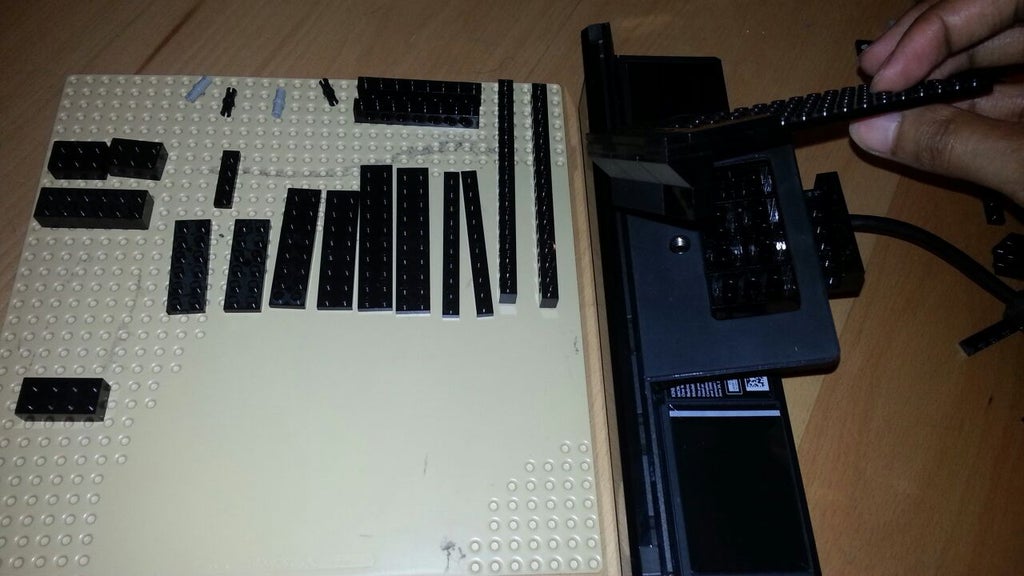 Sturdy Lego Xbox One Kinect TV Stand 6 Steps