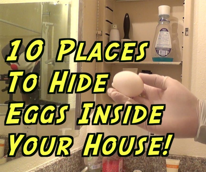 10 Places to Hide Eggs Inside Your House on Easter PRANKS Instructables