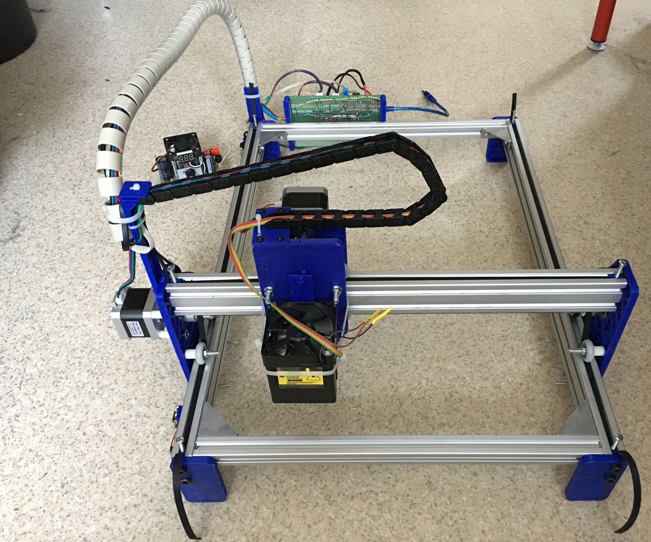 DIY 3D Printed Laser Engraver With Approx. 38x29cm Engraving Area 15