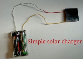 3 5v Solar Panel Aa Battery Charger 4 Steps With Pictures Instructables