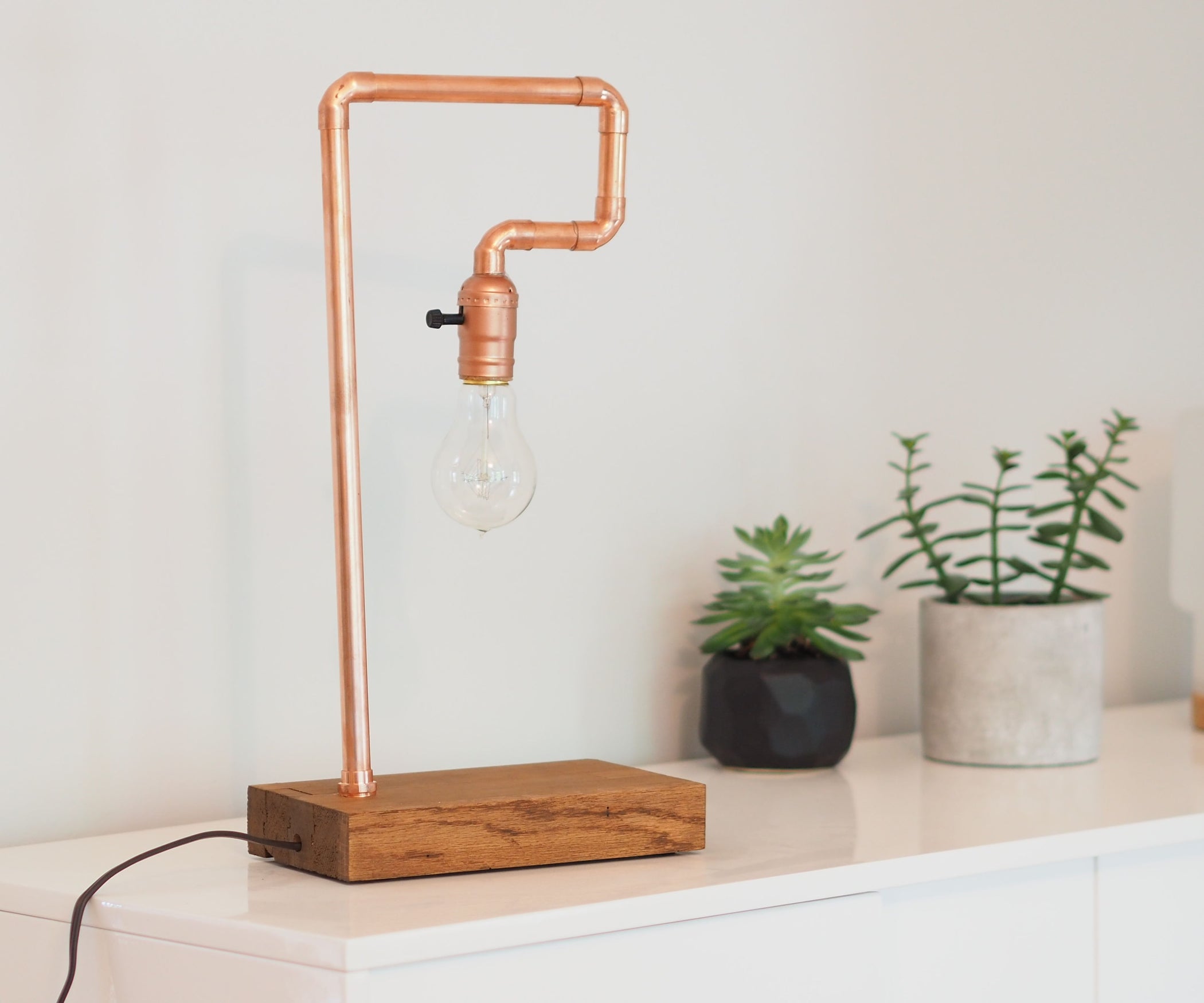Copper Pipe Table Lamp 8 Steps With Pictures