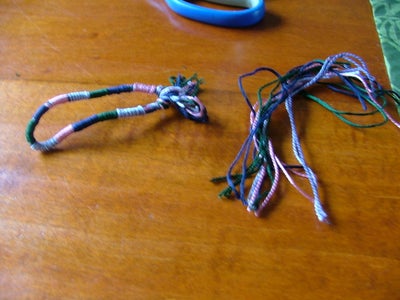 bracelet tie instructables tape remove string
