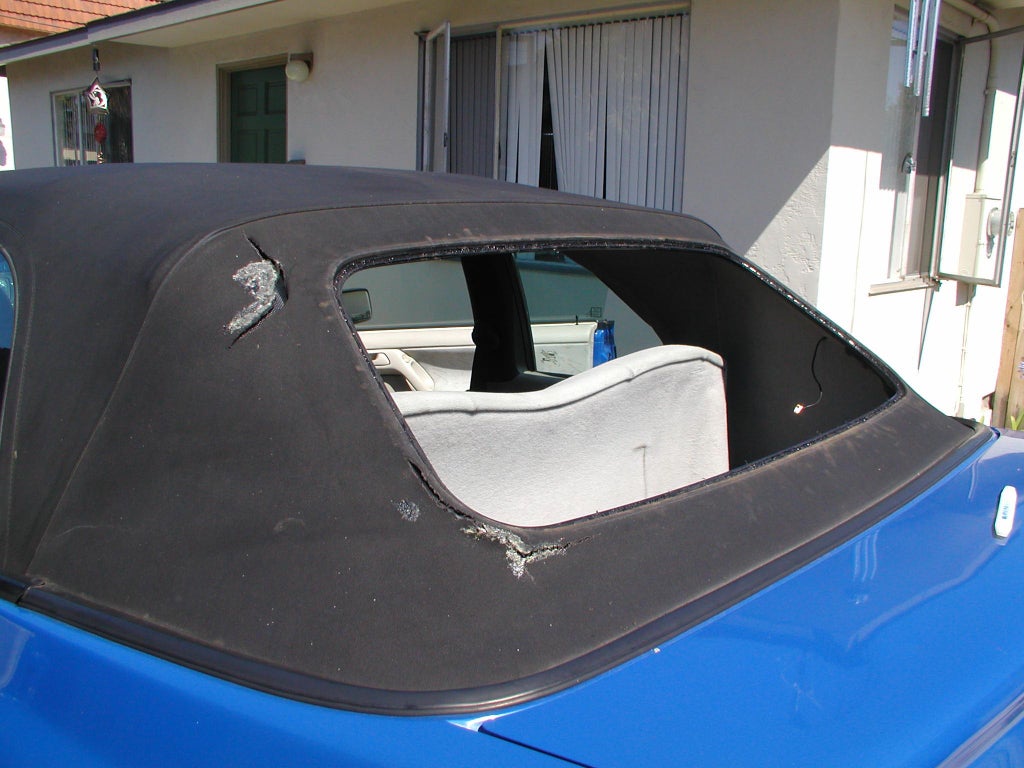 Replacing A Car Convertible Top 7 Steps With Pictures Instructables