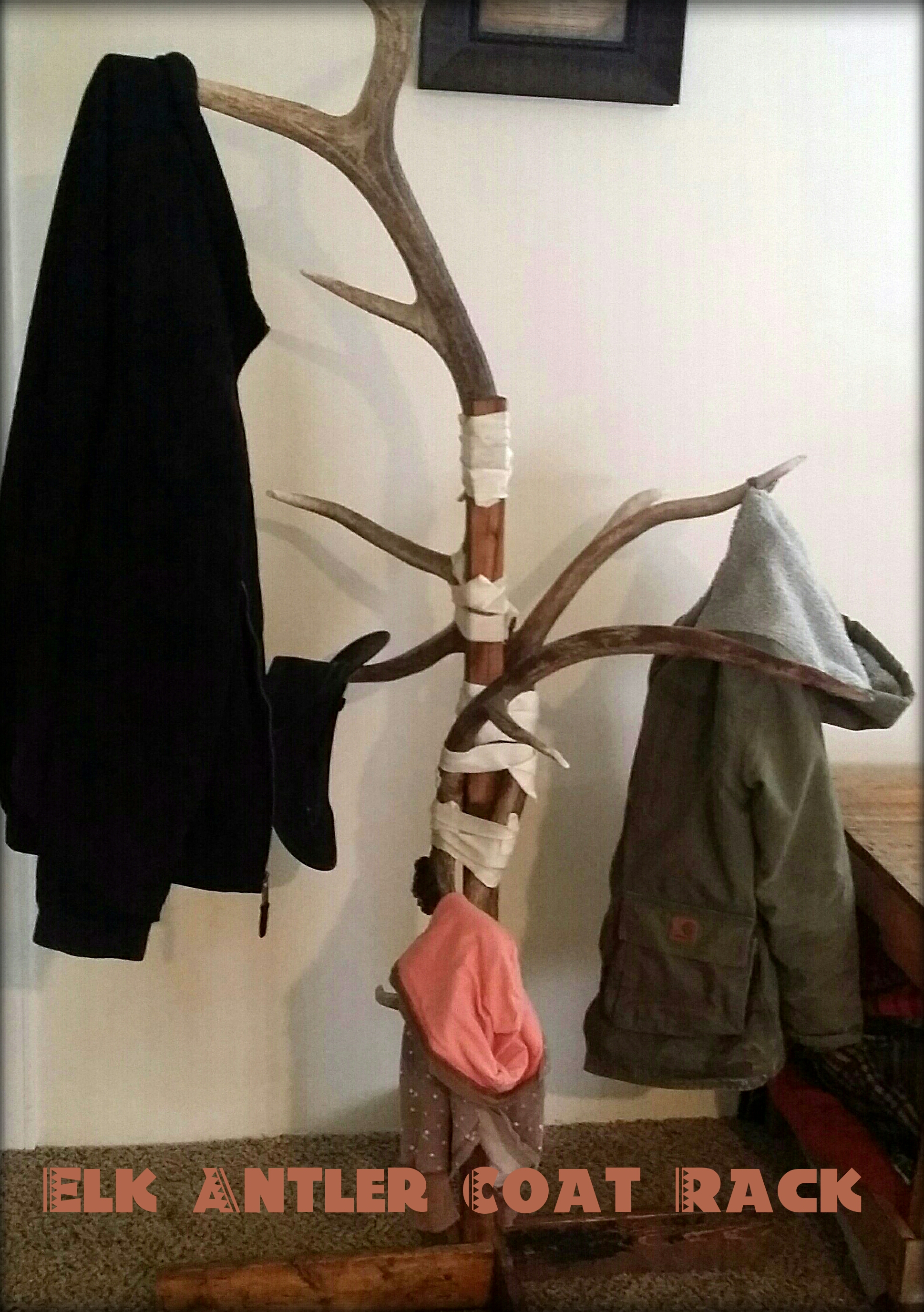 Antler and Rawhide Coat Rack 5 Steps (with Pictures) Instructables