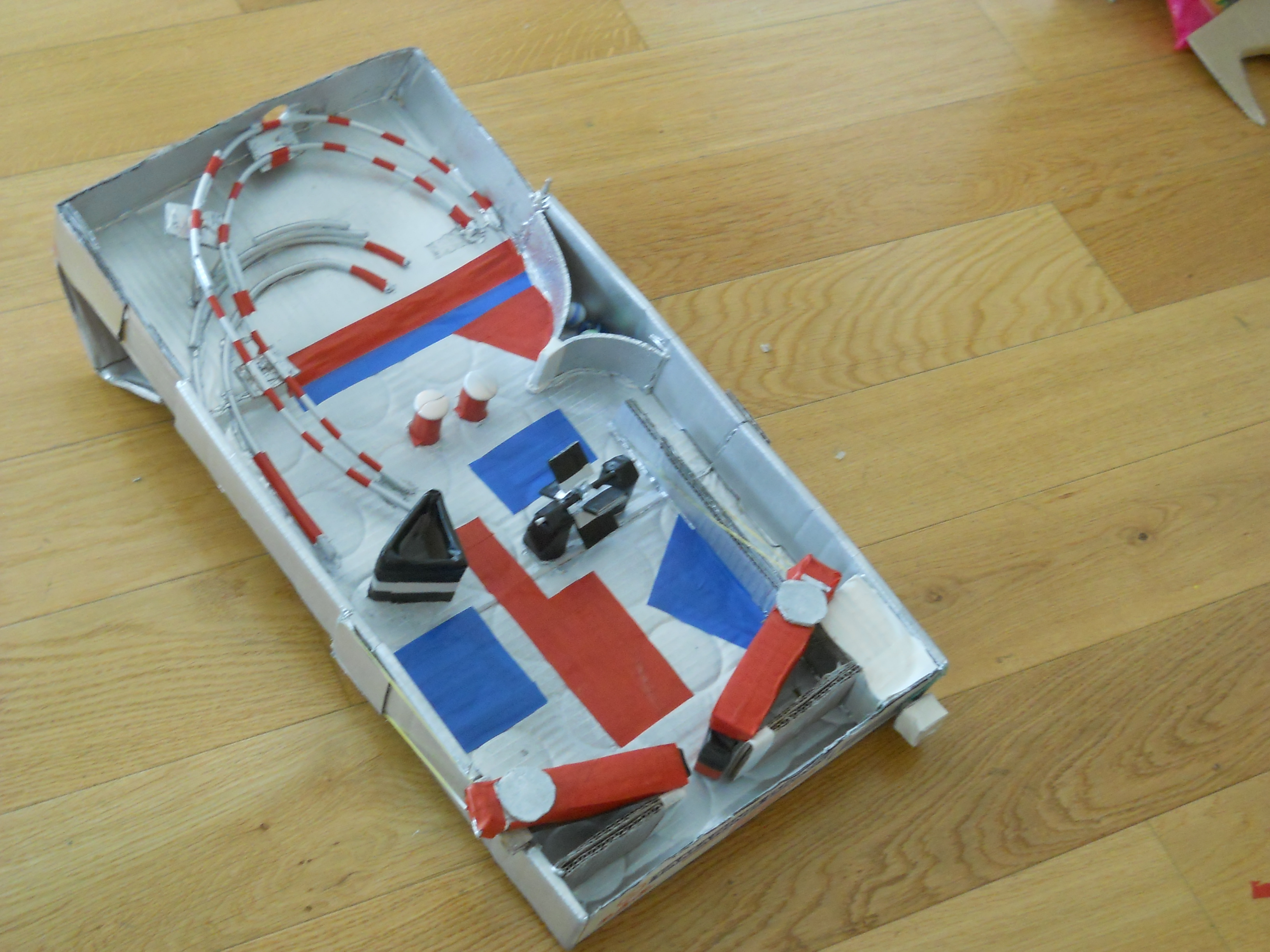 Cardboard Pinball Machine All