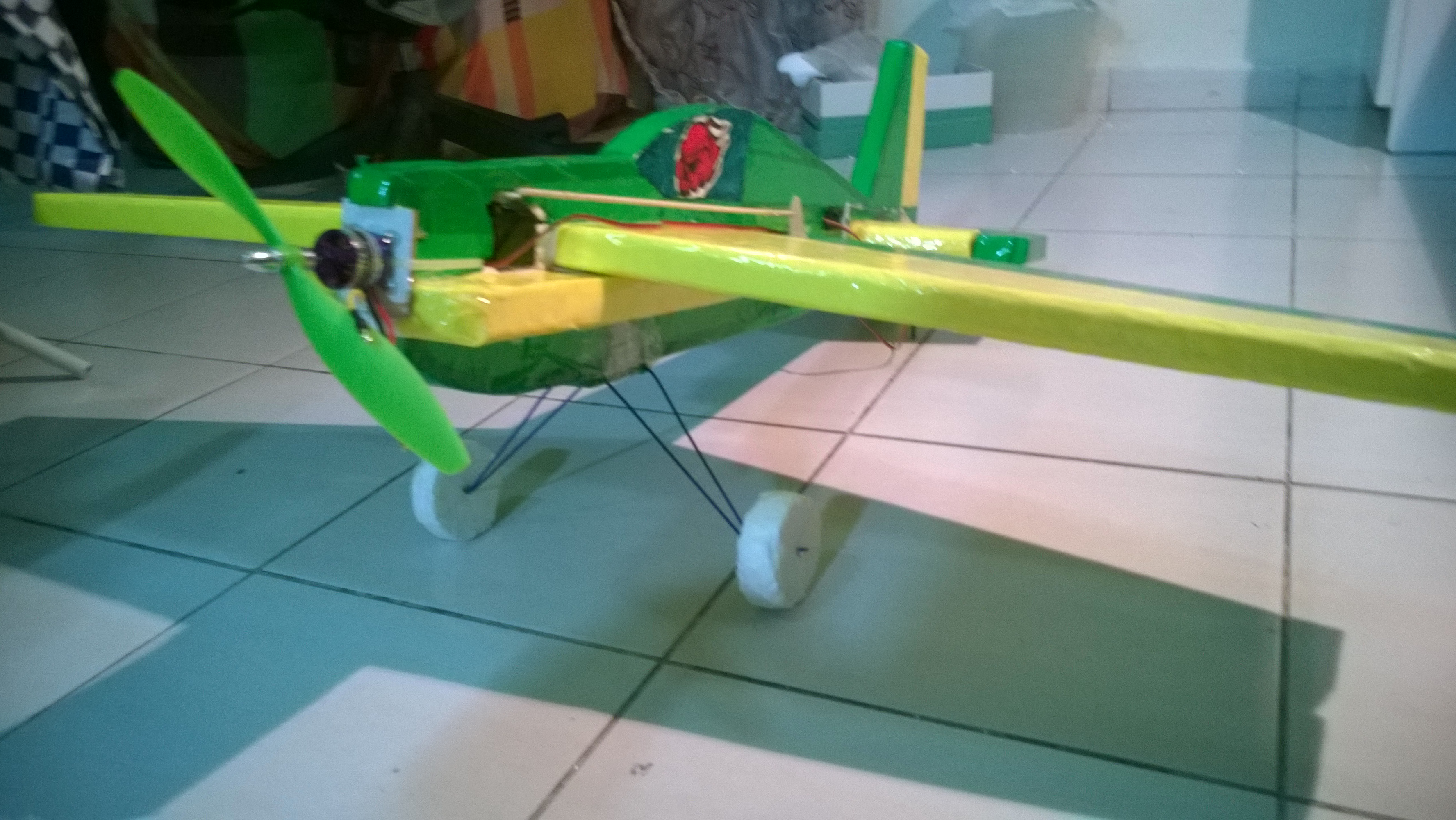 thermocol toy plane