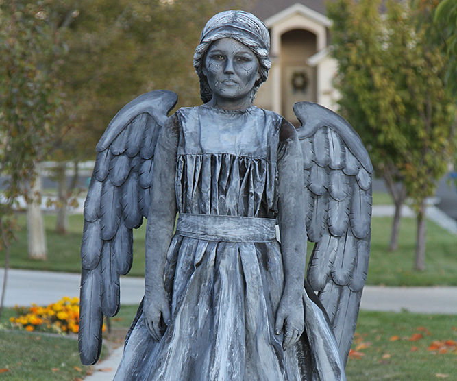 Weeping Angel or Statue Costume 19 Steps (with Pictures) Instructables