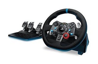 Pc Steering Wheel With Pedals Turn Joystick To Pc Gaming