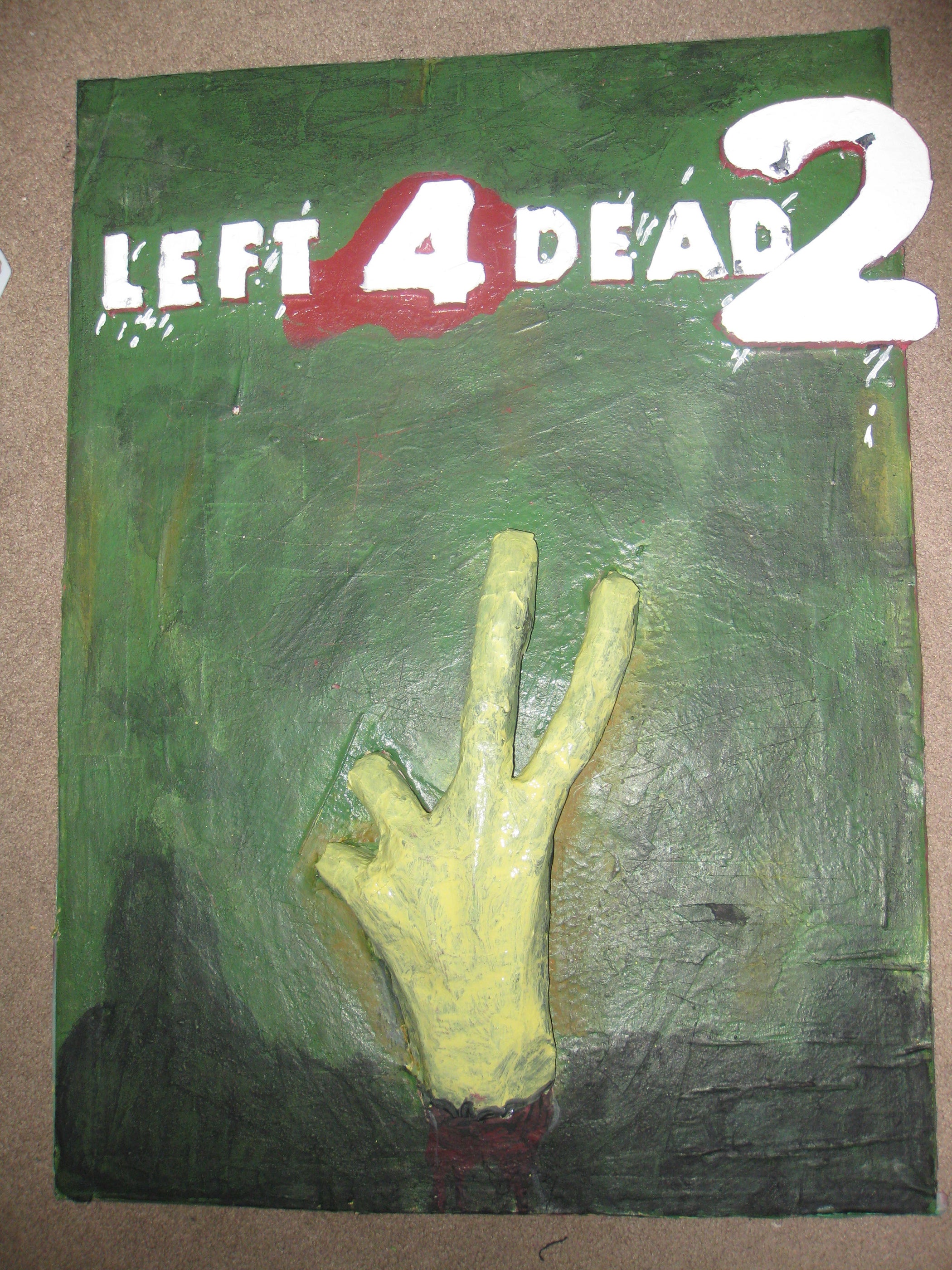 Left 4 Dead 2 Paper Mache Logo : 7 Steps (with Pictures) - Instructables