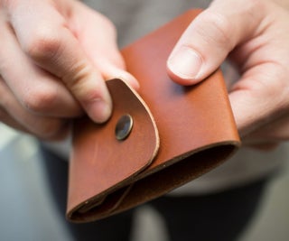 Simple Leather Wallet: Layout and Trace