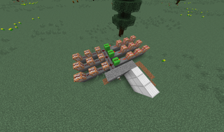 Minecraft 3x3 Door No Pistons 6 Steps Instructables