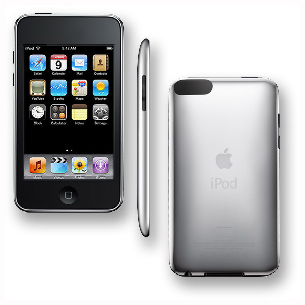 2nd Gen Black Apple iPod Touch Bad Power Button 8GB Model A1288