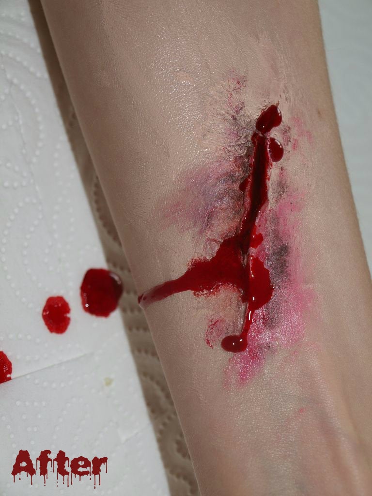 Fake Scar Tutorial for Halloween 8 Steps