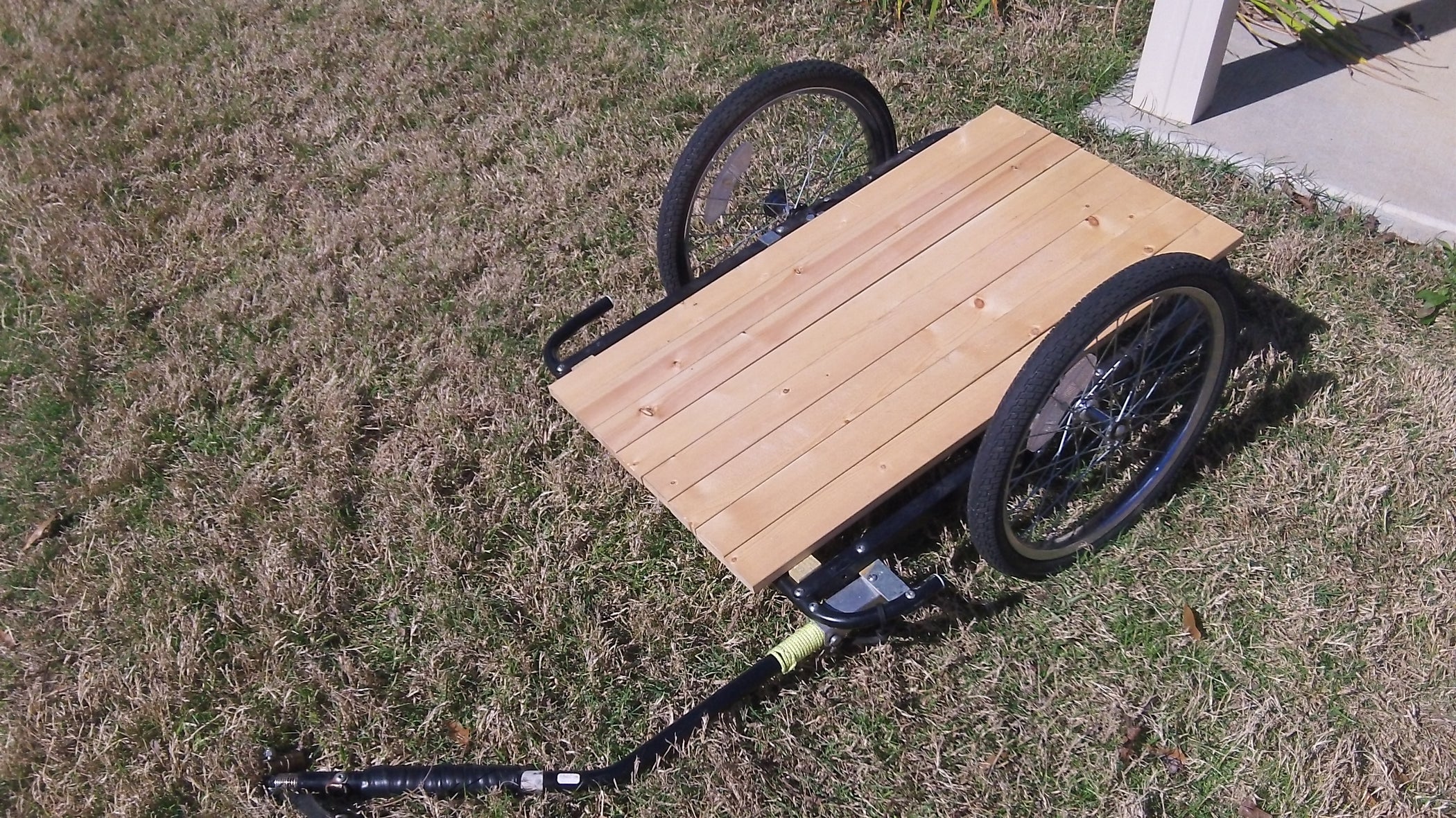 Converting A Bicycle Child Trailer Into A Cargo Trailer