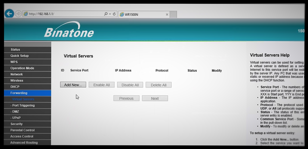 NOW CONFIGURE WIFI ROUTER FOR DVR