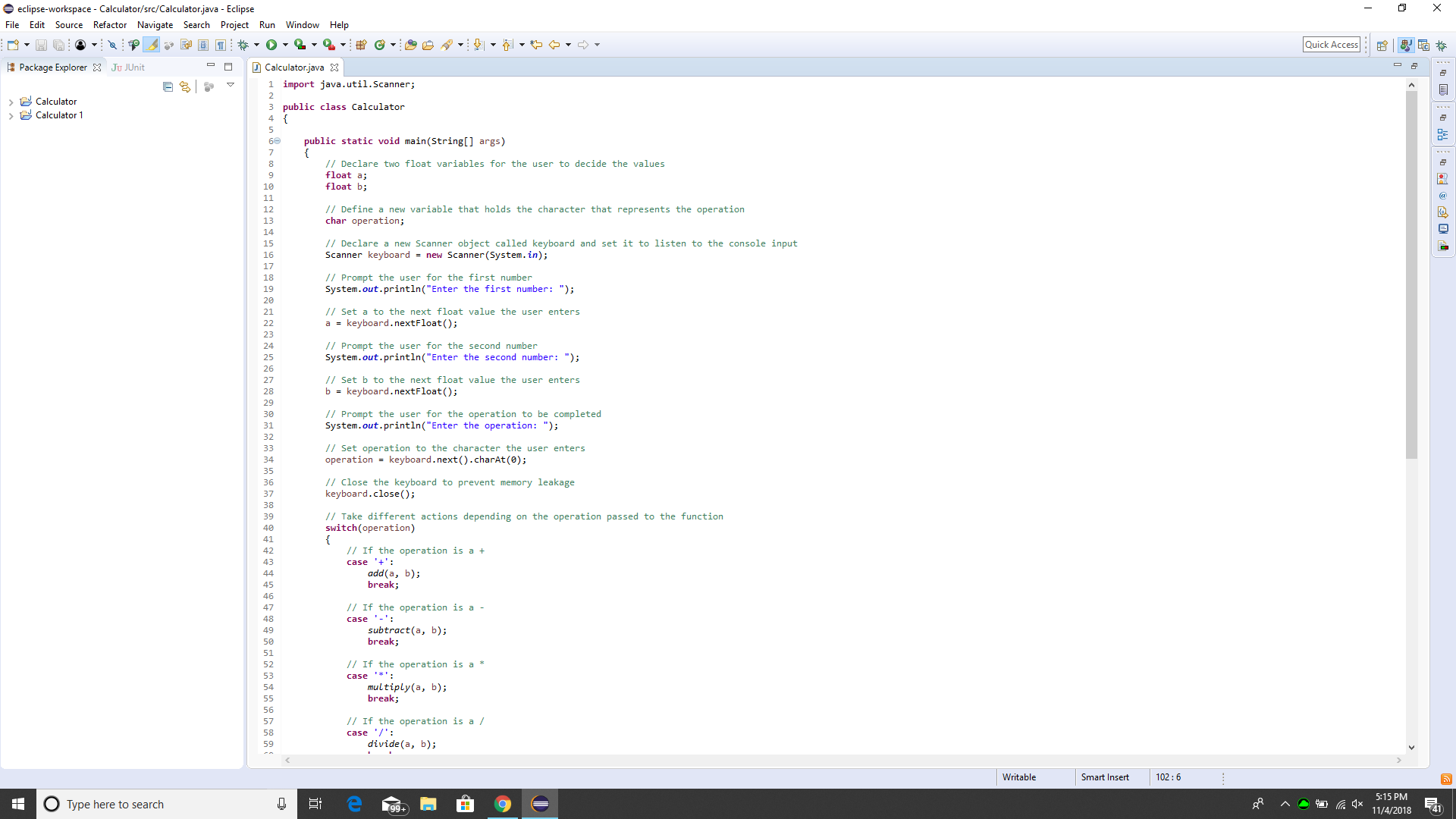 Simple Java Calculator Intro | Trybotics
