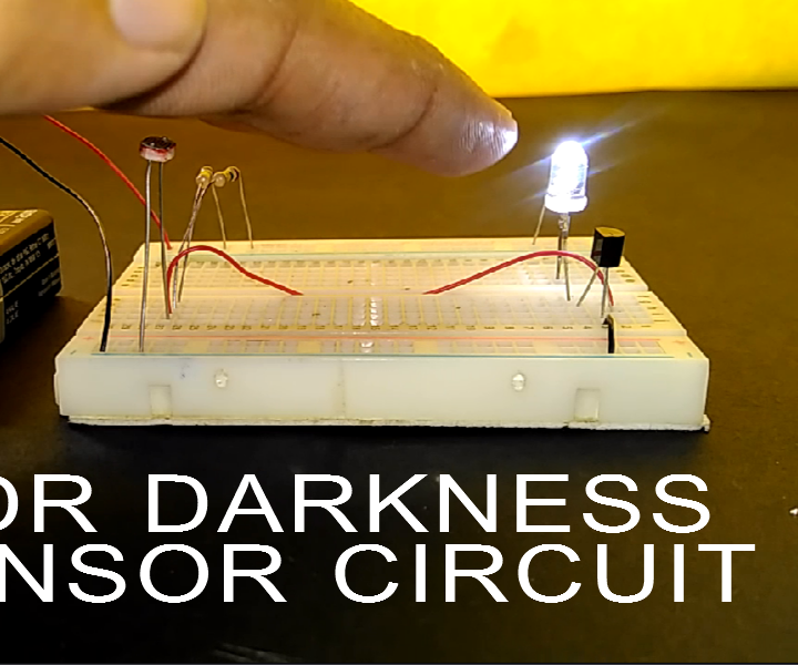 How to Make LDR Darkness Sensor Circuit Simple DIY : 7 Steps
