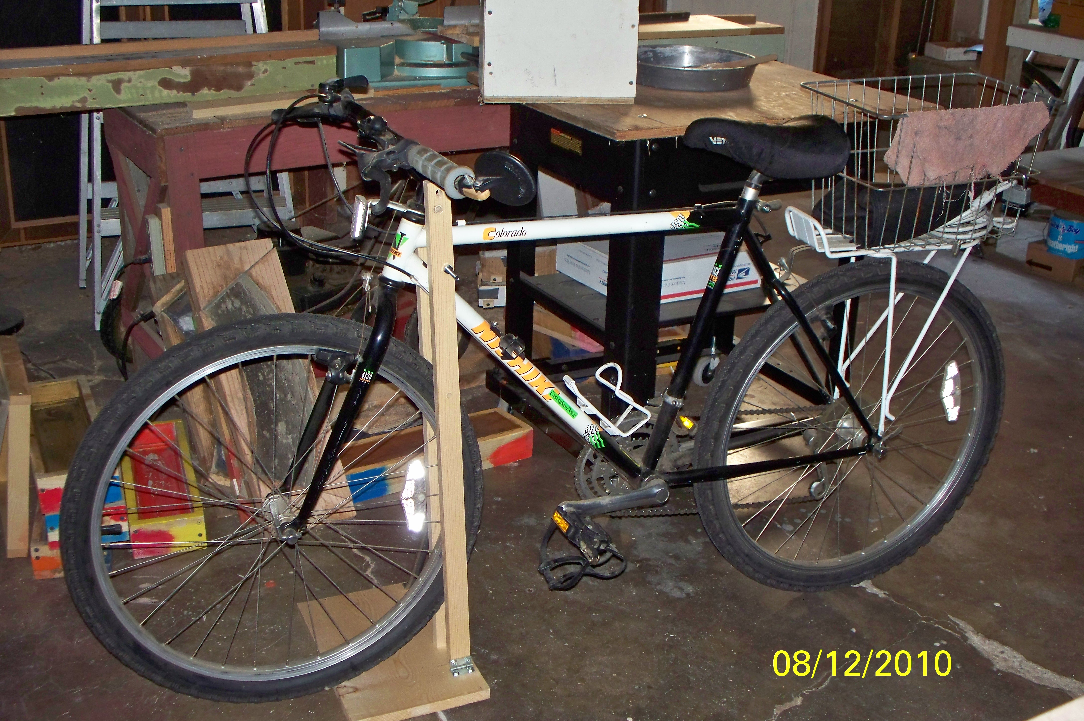 Homemade Bike Stands Homemade Bike Stands