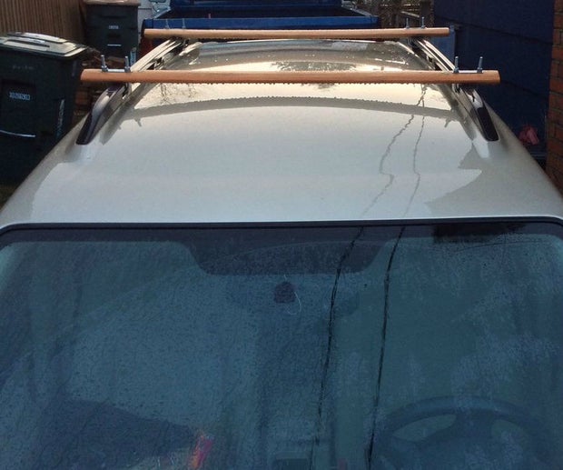 Wood Roof Rack Crossbars 3 Steps Instructables