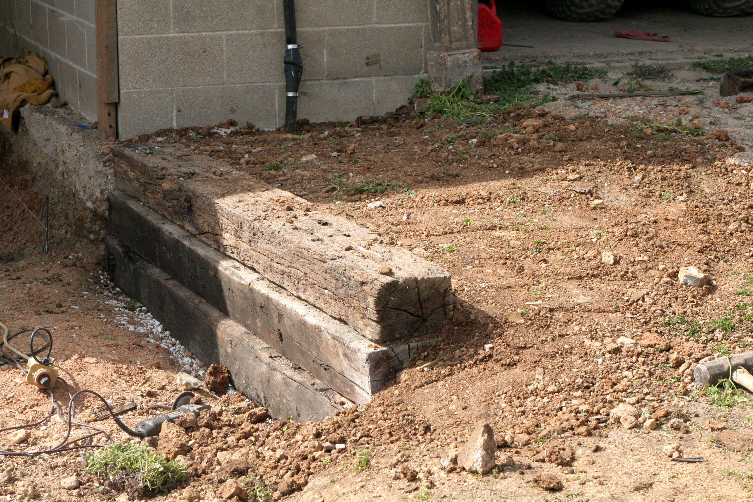 How To Build A Railroad Tie Retaining Wall 10 Steps With - Railroad Tie Retaining Wall Repair Cost How To Build A Railroad Tie Retaining Wall 10 Steps With - Railroad Tie Retaining Wall Repair Cost
