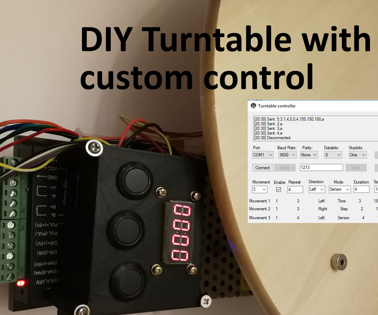 QnA VBage DIY Turntable With Custom Control