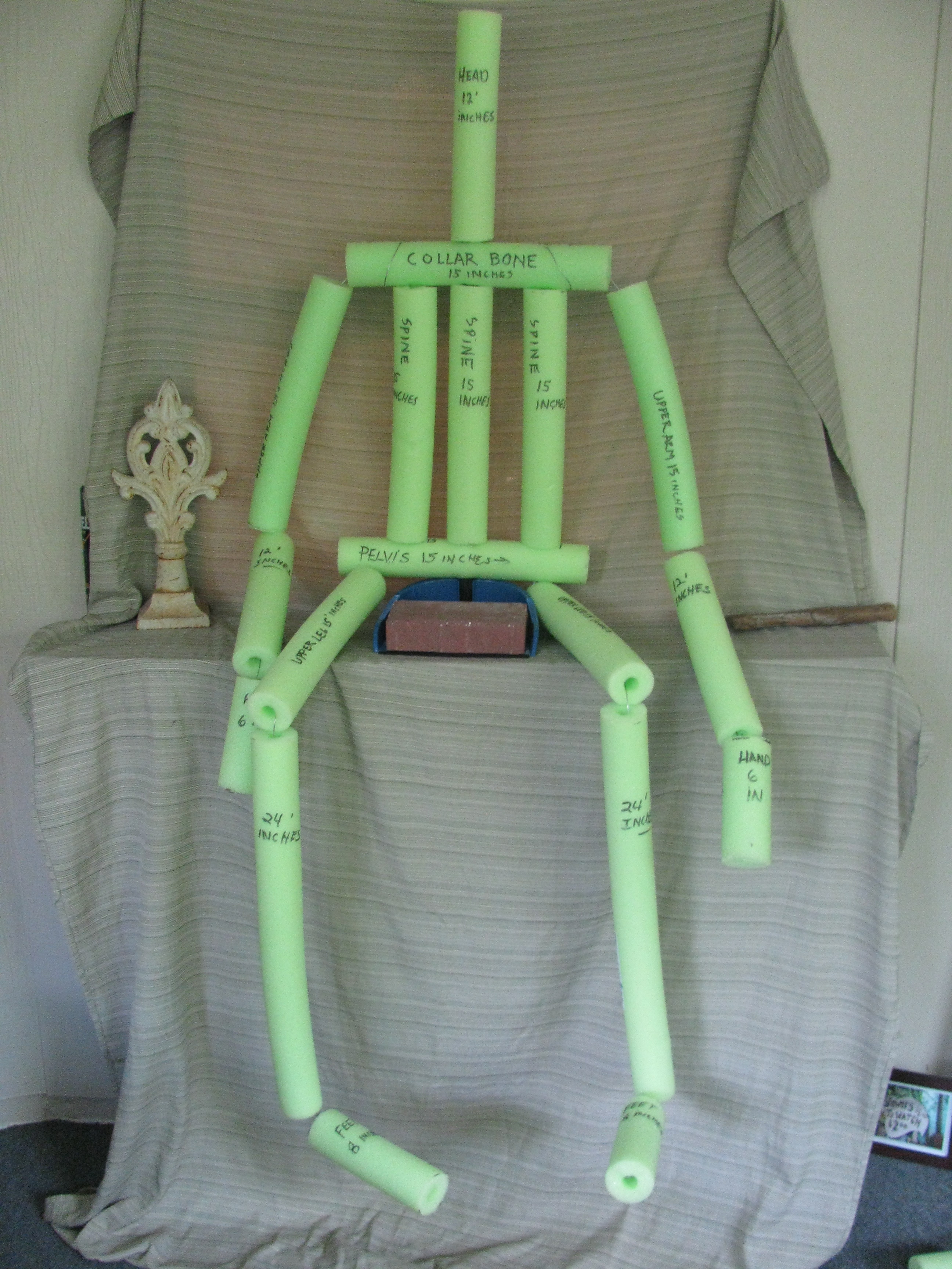Pool Noodle Man 13 Steps Instructables
