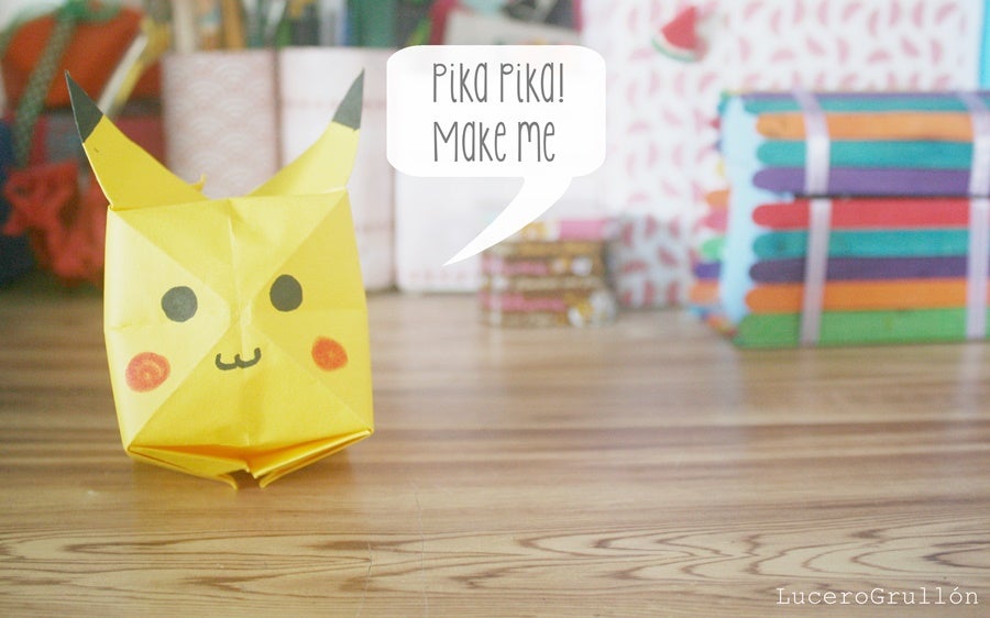Origami Pikachu Tutorial 12 Steps With Pictures Instructables