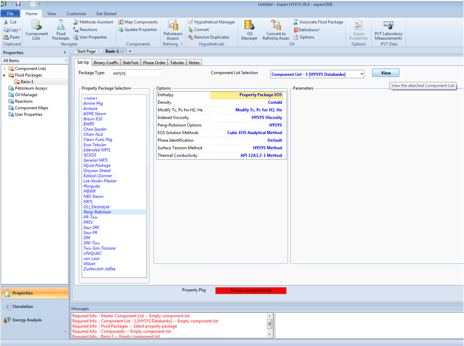 how to add a hypothetical compenent in unisim design