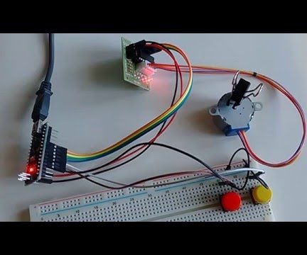 Arduino Nano and Visuino: Control Stepper Motor With Buttons : 12 Steps ...