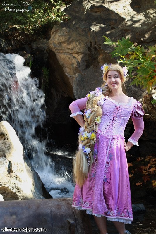 Disney Tangled Rapunzel Costume 6 Steps With Pictures Instructables - Diy Rapunzel Costume Easy Disney Tangled Rapunzel Costume 6 Steps With Pictures Instructables - Diy Rapunzel Costume Easy