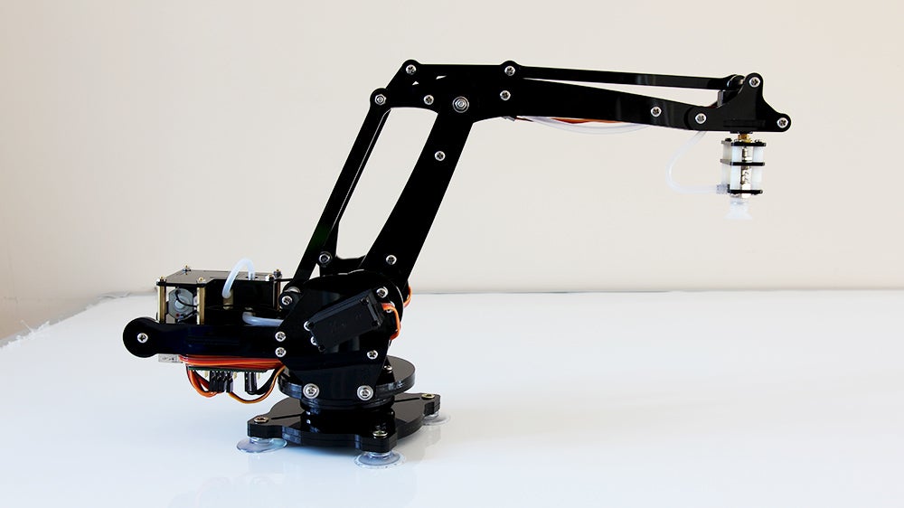 An Arduino-powered 4-axis Parallel-mechanism Robot Arm : 9 Steps ...