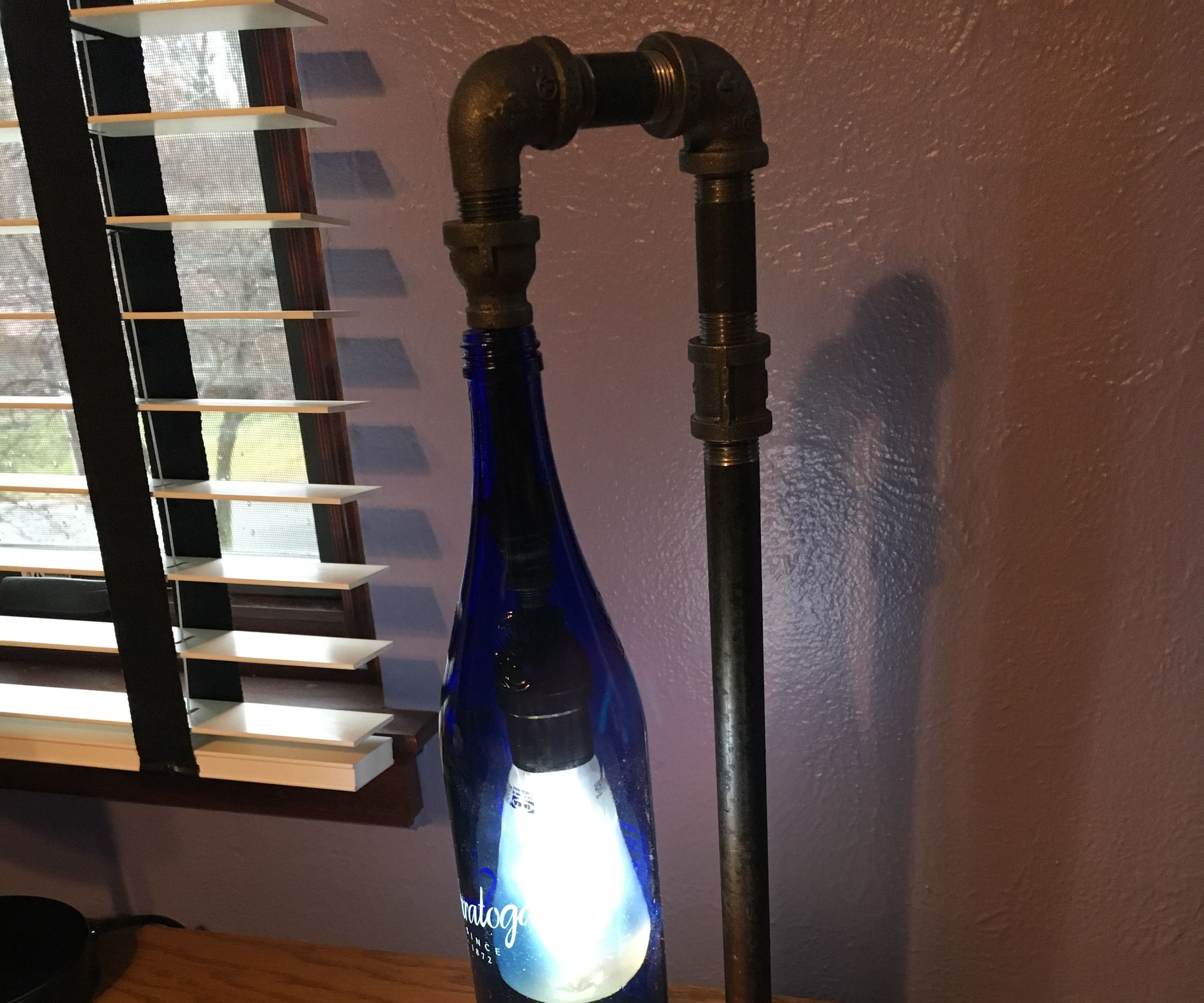 Steampunk Bottle Lamp Rüdllampen 5 Steps With
