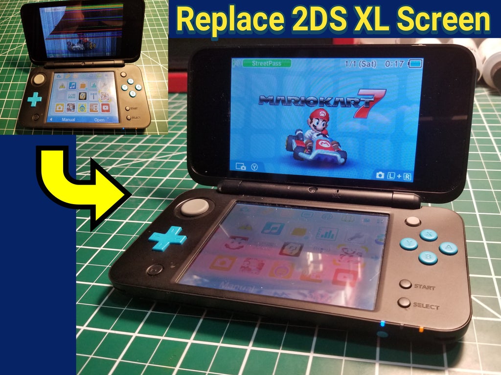 Replace Upper Screen For Nintendo 2ds Xl 15 Steps Instructables