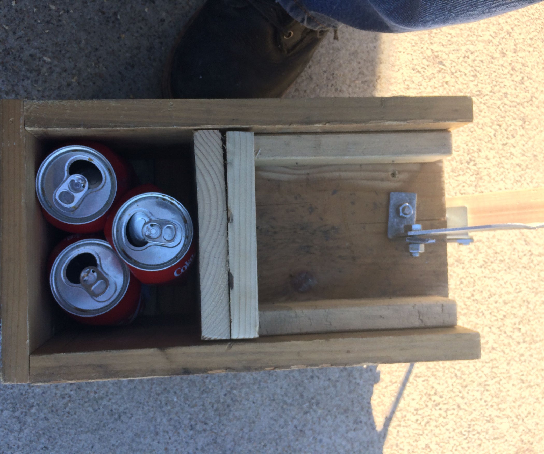 Can Crusher Made From Wood and Metal Scraps 9 Steps (with Pictures